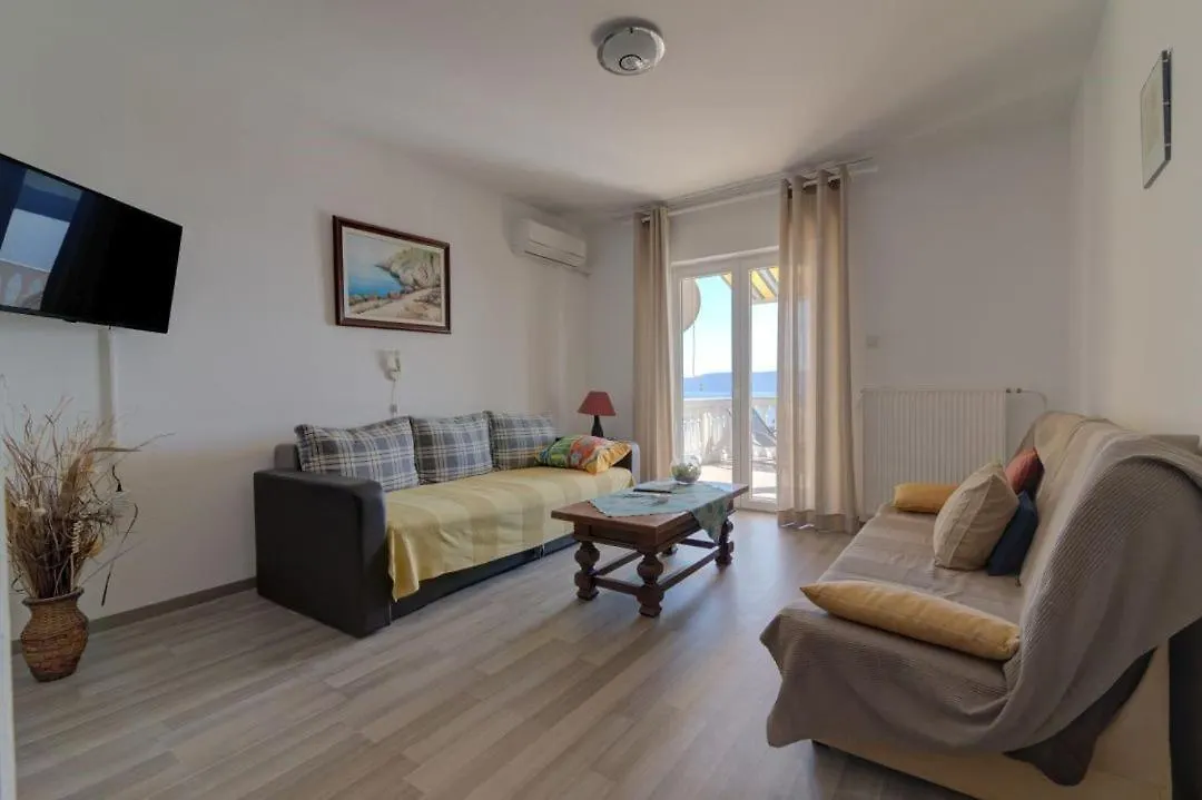 Jelka Nv 1 - Apartment 6 Pax With Two Terraces, Sea View, Parking, Grill Novi Vinodolski 0*,